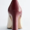 Escarpins en cuir à blocs de couleur