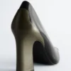 Escarpins en cuir à blocs de couleur