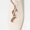 Escarpins en cuir à lacets