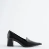 Escarpins mocassins en cuir