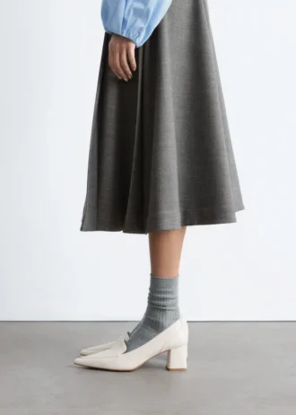 Escarpins mocassins en cuir