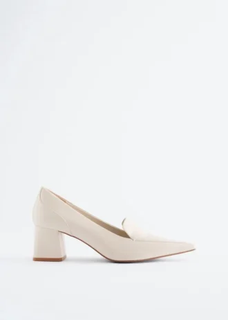 Escarpins mocassins en cuir
