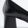 Escarpins mocassins en cuir