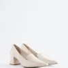 Escarpins mocassins en cuir