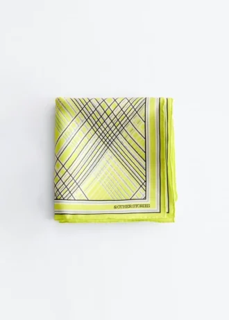Foulard en soie imprimé