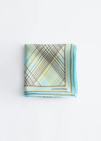 Foulard en soie imprimé