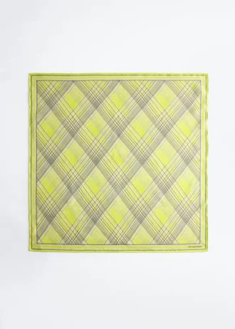 Foulard en soie imprimé