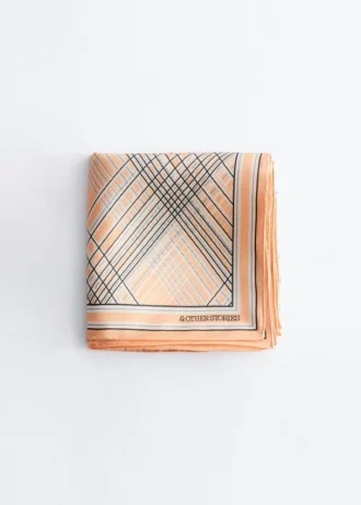 Foulard en soie imprimé