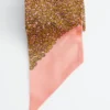 Foulard fin en soie imprimée