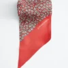 Foulard fin en soie imprimée