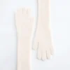 Gants en cachemire brossé tricoté