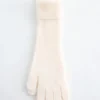 Gants en cachemire brossé tricoté