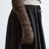 Gants en cachemire brossé tricoté
