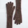 Gants en cachemire brossé tricoté