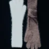 Gants en cachemire brossé tricoté