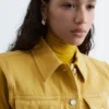 Gilet en denim ajusté