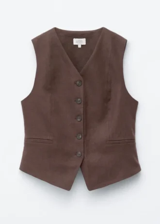 Gilet en lin