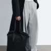 Grand sac cabas en cuir
