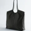Grand sac cabas en cuir