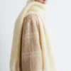 Grande écharpe en mélange de mohair