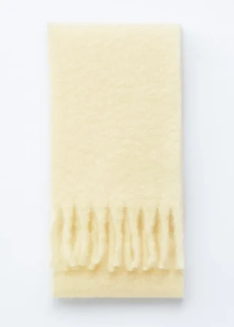 Grande écharpe en mélange de mohair
