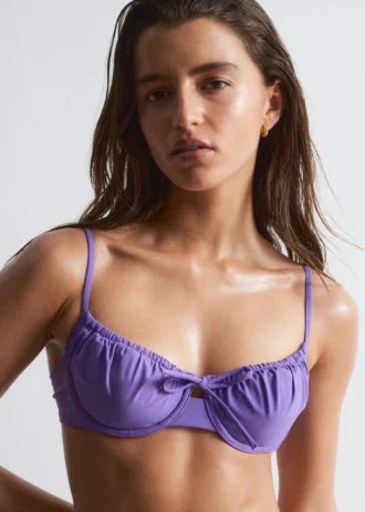 Haut de bikini à armatures avec nœud