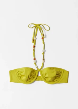 Haut de bikini balconnet à perles