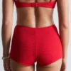 Shorty de bikini taille haute