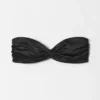 Haut de bikini froncé