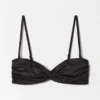 Haut de bikini froncé