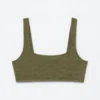Haut de bikini texturé