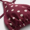 Haut de bikini triangle à dos nu