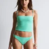 Haut de tankini à encolure carrée