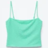 Haut de tankini à encolure carrée
