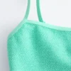 Haut de tankini à encolure carrée