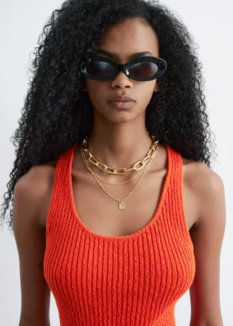 Collier à maillons épais