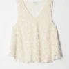 Haut sans manches en crochet