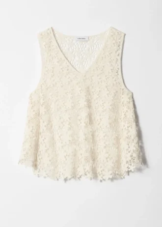 Haut sans manches en crochet