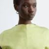 Haut sans manches en viscose texturée