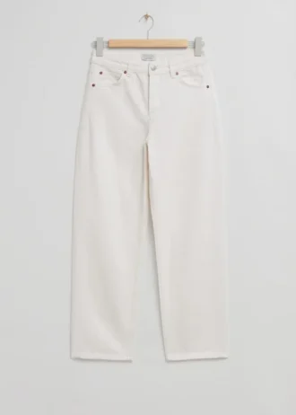 Jeans ample et fuselé