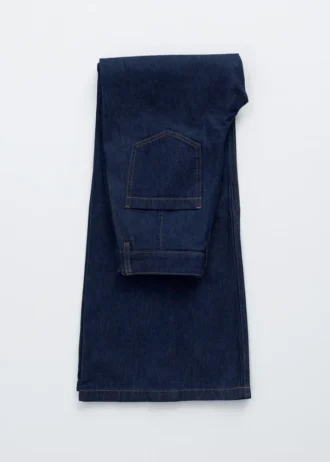 Jeans bootcut à couture enveloppante