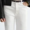 Jeans courts à jambes larges