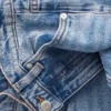 Jeans courts à jambes larges