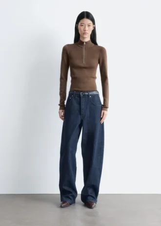 Jeans à jambes larges