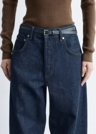 Jeans à jambes larges