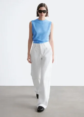 Jeans à jambes larges