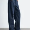 Jeans à jambes larges