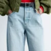 Jeans à jambes larges