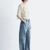 Jeans à jambes larges