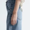 Jeans à jambes larges